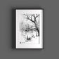 Dessinez des images de paysage Peignez la nature avec de l'huile, un crayon, un crayon de couleur - laissez l'image être dessinée
