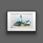Dessinez des images de paysage Peignez la nature avec de l'huile, un crayon, un crayon de couleur - laissez l'image être dessinée