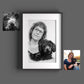 Faire réaliser un portrait à partir d'une photo Crayon Crayon Commander un portrait à partir d'un modèle de photo